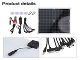 50W Solar Panel Kit 12 Volt Trickle Charger Battery Charger Maintenance Boat Rv Smile Home V1189-LWWAL-20260327-04430