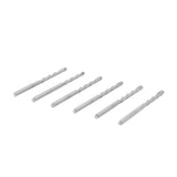 50PCS 1/8 Inch Drill Bits High Speed Steel Spiral Saw Bit Set for Wood and Plastic Cutting Silver V1294-YM0901-3114240123411