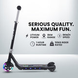 ROVO KIDS WhizKid Electric Scooter, Ages 5-11, Adjustable Height, AU Compliant, Lithium Battery, V219-TRNESCRVB1BA