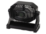 Camping Fan with LED Lantern 4 Levels 270 Degree Pivot Large Air Volume USB Rechargeable Outdoor V1294-YM0716-3113220171011