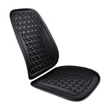 3D Airflow Gel Car Seat Cushion & Backrest Set - Summer Cool Pad with Ventilation, Massage Support, V1369-AZ3-W-10088