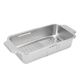 Over The Sink Strainer Extendable 304 Stainless Steel Over The Sink Colander for Kichen Washing V1294-YM0901-3118250091112