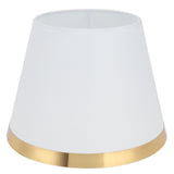 Fabric Lamp Shade European Style Modern Lampshade for E27 Table Lamp Floor Light SuppliesPX129 White V1294-YM0901-3119210143014