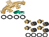 Brass Garden Hose Splitter Garden Hose Quick Connector V1258-DP02-C-188