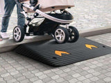 Upgraded Rubber Threshold Ramp, 8.9 cm Rise Door Ramp with 1 Channel, Natural Rubber Car Ramp with V952-XBLYPDGB1355X9T5NV0