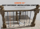 Staircase Metals, 44'' x 1/2" Galvanized Steel Decorative Banister Spindles, 10 Pack Deck V952-ZXKLGZ44YC103UJY9V0