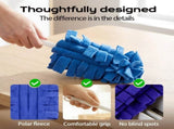 360&deg Electrostatic Duster Refills, 2026 New Washable & Reusable Microfiber Pads Fleece Duster Refill V1258-DP02-F-825