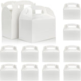 12 Pcs White Party Treat Boxes, Small Goodie Boxes ,Paper Treat Boxes,Kraft Paper Gift Box for V1192-AZ-W-17507