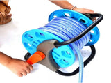 Water Hose Reel Cart, Multi, Durable Pe, Copper, Aluminum, Neat Storage, Easy Use for Gardens V1369-AZ3-W-12145