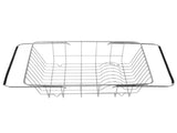 Kitchen Draining Rack Retractable Stainless Steel Multipurpose Sink Draining Basket for Fruit V1294-YM0901-3118230219611