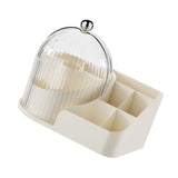 Makeup Brush Holder with Lid 360 Degree Rotating Cosmetic Organizer Desktop Box Skincare V1294-YM0901-3117250188311