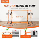 Freestanding Kayak Storage Rack, Kayak Stand for 2 Kayak Canoe Paddleboard, Heavy-duty Steel Kayak V952-DLS2G0000000ADO3DV0