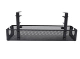 Under Desk Cable Management Tray Carbon Steel Side Round Hole Trapezoidal Desk Cord Organizer for V1294-YM0901-3117240252212