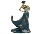 Dancing Girl Figurines Wine Holder Statue Synthetic Resin Wine Bottle Rack Stand for Bar Counter V1294-YM0716-3117220165311