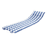 Rans Blue Alfresco Cotton Outdoor Indoor Lounge Mat 62 x 194 cm V442-RAN-CUSHION-ALFRESCOLOUNGEMAT-BLUE-RE