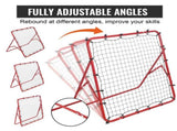 Soccer Rebounder Rebound Net, Kick-Back 100x100 cm, Portable Football Training Gifts, Fully V952-ZQHDWTZ10010GPDKLV0