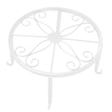 Single Layer Iron Plant Stand Floor Standing Simple Low Plant Stand Balcony Living Room Flower V1294-YM0717-3111220212114