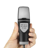 USB RGB Gaming Microphone Condenser Microphone with Tripod Stand for Streaming Recording V1263-JX-6970