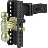 Adjustable Trailer Hitch, 203.2 mm Drop & 165.1 mm Rise Hitch Ball Mount with 63.5 mm Receiver, V952-SQTQJTCB2522I0FA2V0