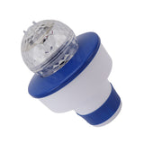8 Inch Chemical Dispenser 11cm Lighted Floating Pool Chlorine Tablet Dispenser for Spa Hot Tub V1294-YM0706-3111230187811