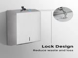 Paper Towel Dispenser Wall Mount - Multifold Trifold Paper Towel Dispensers, Large Capacity V1258-DP02-C-1426