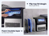 Devanti 35kg Commercial Ice Maker Freestanding Ice Cube Machine IM-B-ZB35F-COM