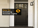 2X Siding Mounting Kit,8141DBL Outdoor Light Mounting Block,Siding Mounting Plate for Lap Double and V1370-AZ4-10063