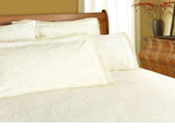 Shangri La Microfibre Machine Lace Sheet Set Cream King V442-KIT-SHEETS-MICROFIBREMACHINELACE-CREAM-KI