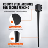 VEVOR Fence Post Anchor Ground Spike 8 Pack 36 x 4 x 4 In Metal Fence Stakes V952-FXDD35YC36YCFYQFFV0