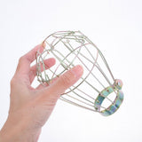 9Pcs Industrial Light Bulb Cage Metal Lamp Shade Guard Heat Isolation for Home V1366-AZ2-W-21622