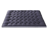 Giselle Bedding 5cm Pillowtop Topper Bamboo Polyester Blend Fibre Pad for Back Pain Relief Washable TOPPER-WA-CHAR-K