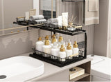 Under Sink Cabinet Shelf Multifunctional Slide Out Double Layer Spice Drawer Storage Sink Shelf for V1294-YM0706-3118230222712