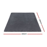 Artiss Floor Rug 200x290cm Plush Area Shaggy Rug Living Room Bedroom Carpet Grey FLR-FLU01-200X290-GY