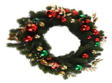 50cm Xmas Wreath Artificial Decorative Front Door Hanging Wreath with Light for Holiday Home Decor V1294-YM0901-240713FB01-4