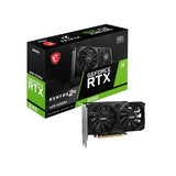 MSI nVidia GeForce RTX 3050 VENTUS 2X E 6G OC, Boost 1492 MHz, CUDA 2304 Units, 6GB GDDR6, HDMI x 2 V1202-V2-VCM-RTX3050VE2XE6GOC