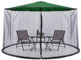 Outdoor Restaurant Patio with Zipper Closure Swing Mosquito Net Net Curtain Cover Polyester V1369-AZ3-W-11566