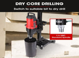 BAUMR-AG 3200W 280mm Concrete Core Drill with Wheeled Stand Rig V219-DRLCREBM28WA