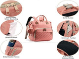Baby Diaper Bag Backpack with Changing Pads mommy Bags Boys Girl Unisex Multifunction Travel Baby, V1369-AZ3-W-00589