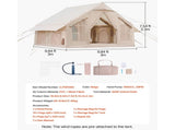 Inflatable Tents for Camping, 4-6 Person Easy Setup Blow up Tent with Hand Pump, 300D Oxford 4 V952-KJZP331MCQWZC4B47V0