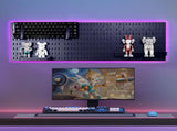 CARLA HOME Pegboard Wall Organizer Kit with 3 Modular Black Panels & 17 Accessories for Gaming, V178-36275