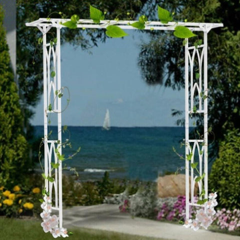 Stereoscopic Metal Garden Arch Arbor Wedding Pergola Trellis V178-66753
