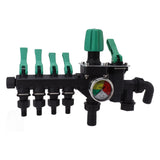 Hose Manifolds 4 Way Spigot Splitter Separate Switch Multifunction Easy Installation Anti Rust for V1294-YM0901-3111230162211