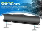 Replacement Polaris Snow Plow Skid Shoes and Universal Rubber Flap V1258-DP02-C-925