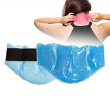 2Pack Neck Cooling Wraps Reusable Hot Cold Ice Pad Neck Cooler for Workout Gym Baseball Running Golf V1107-109-24065-PUR-2PACK