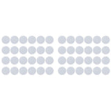 48X Regular Mouth Lids for Jar Lids Plastic Storage Caps for Canning Jars and More, Standard, Dia V1192-AZ-W-23869