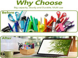 Hexagonal Bamboo Pencil Holder 360 Degree Rotating V1237-ZY-818-047