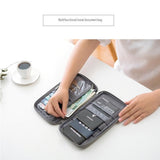 3-pack Small size Grey Travel Document Organiser - Waterproof Oxford Cloth Passport Holder With V888-ELOSUNG56123-5