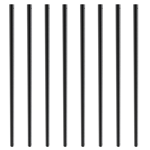 VEVOR Staircase Metal Balusters, 3/4'' Round x 32'' Long Aluminum Decorative Banister Spindles, 101 V952-YXKLGZ32YC10P31SIV0