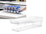 Double Layer Soda Can Organizer Automatic Rolling Transparent Beverage Can Storage Organizer for V1294-YM0626-3118220339411