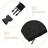 Black Oxford Cloth Leaf Blower Bag Large Capacity for Easy Storage 2Pcs V1192-AZ-W-25199